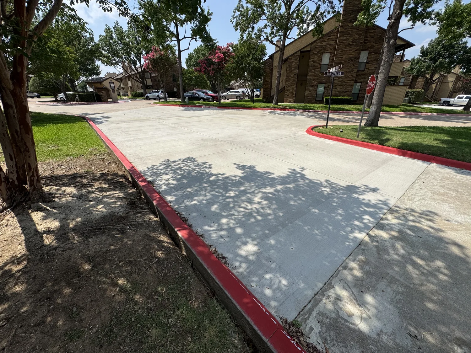 Built to spec, filed to match by Lucky’s Concrete in McKinney